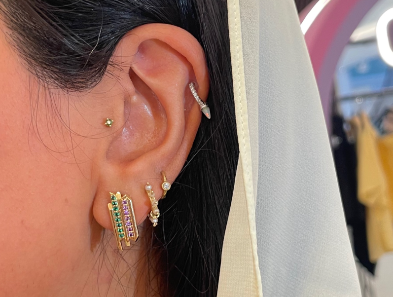 KHATT Vertical Earrings