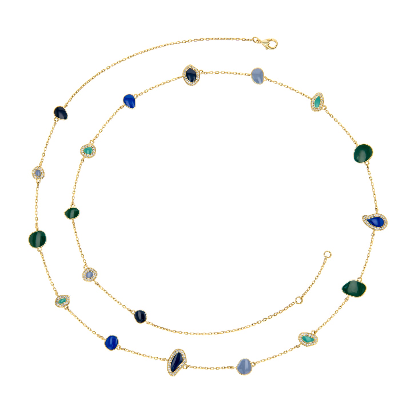 Long Water Collection Necklace