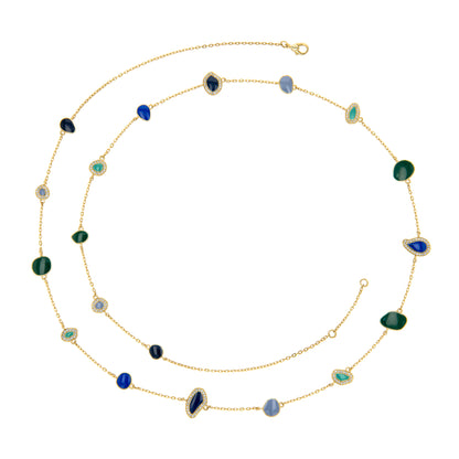 Long Water Collection Necklace