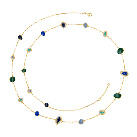 Long Water Collection Necklace