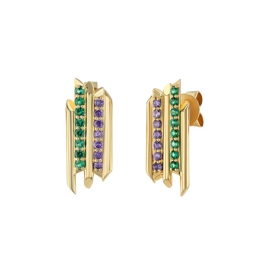 KHATT Vertical Earrings