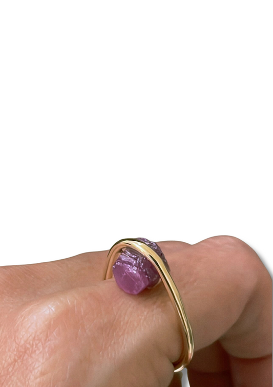 Raw Ruby Ring 1