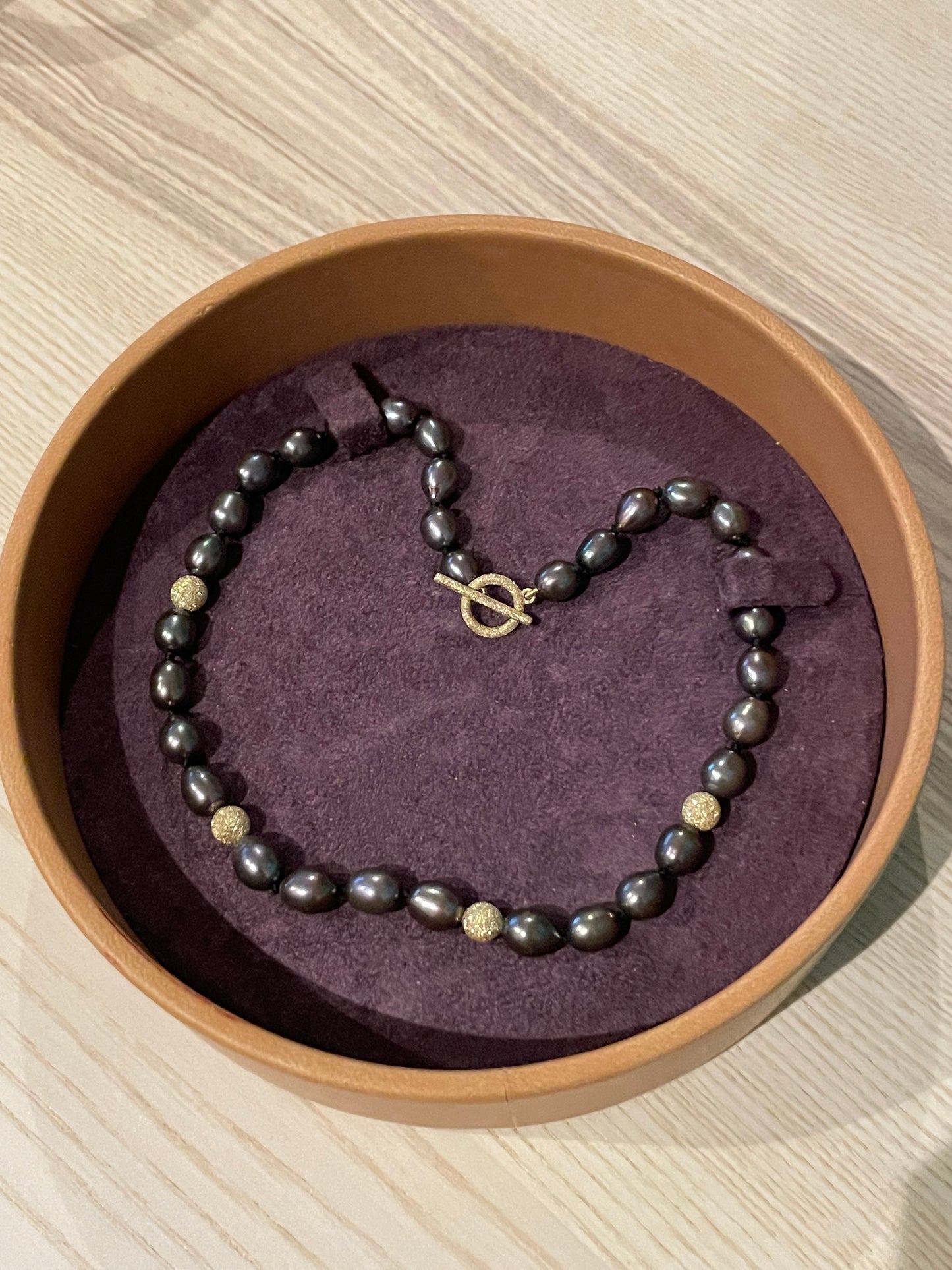 Black Pearl Necklace