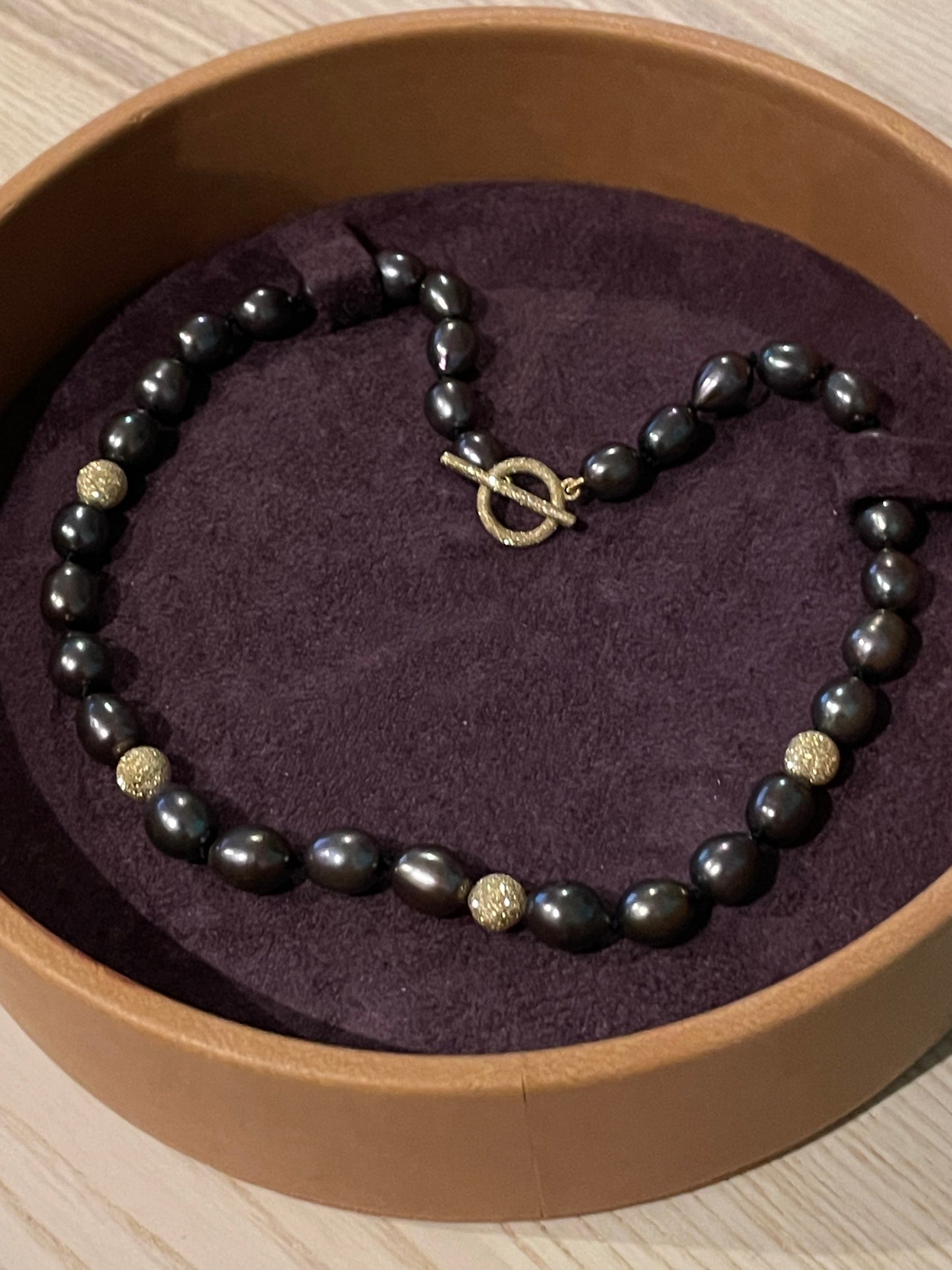 Black Pearl Necklace