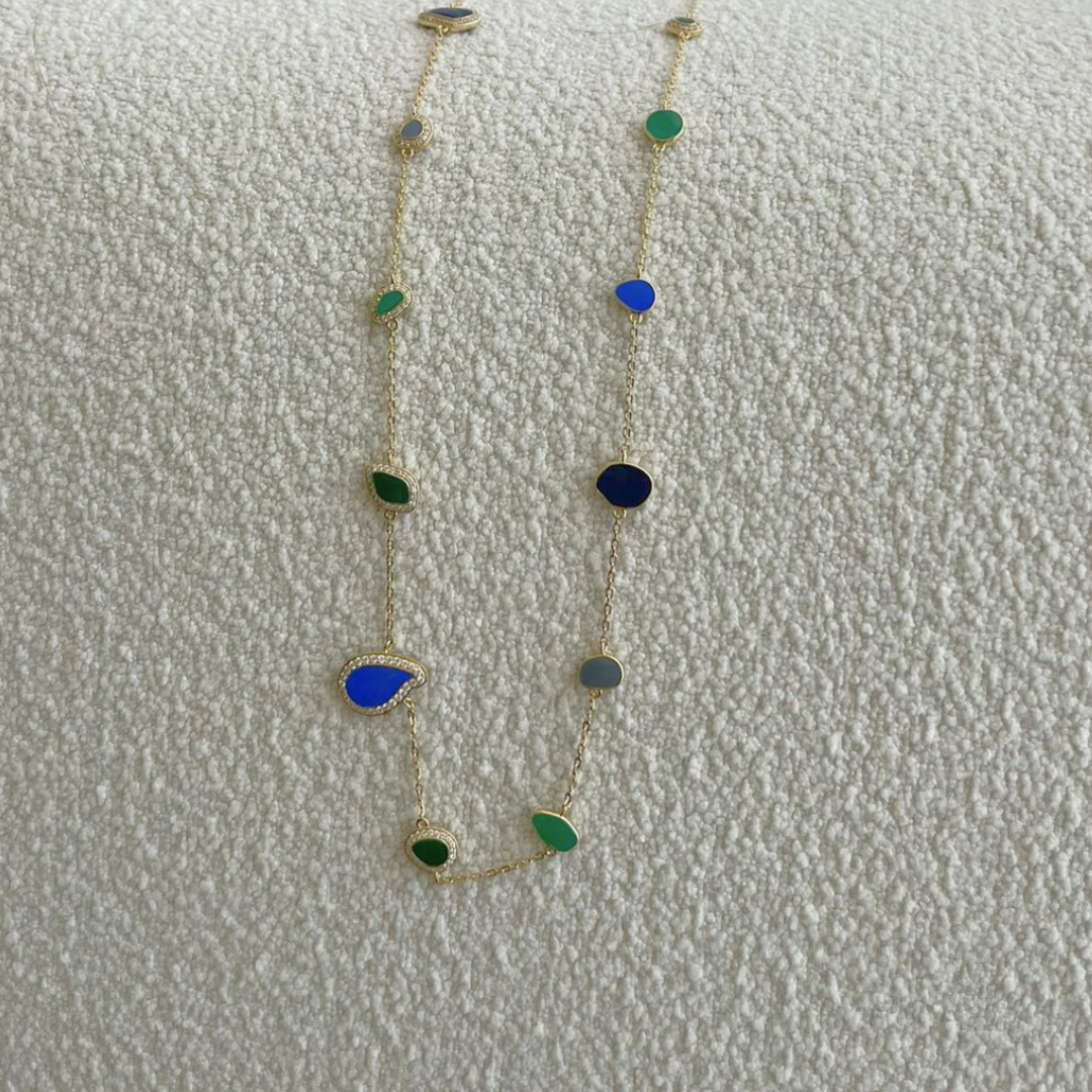 Long Water Collection Necklace