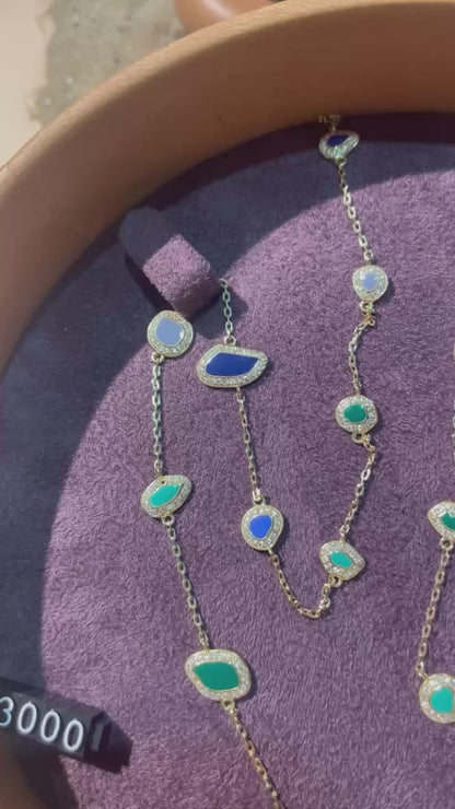 Long Water Collection Necklace